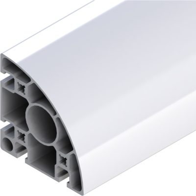 Aluminium profile 90 R 90
