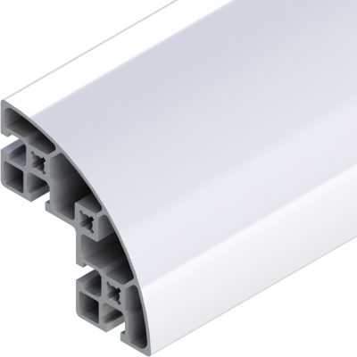 Aluminium profile 90 R 90 Corner UL