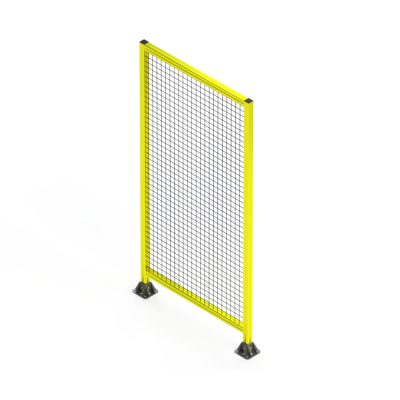 Laitesuojan seinäelementti 1000X2000 mm keltainen