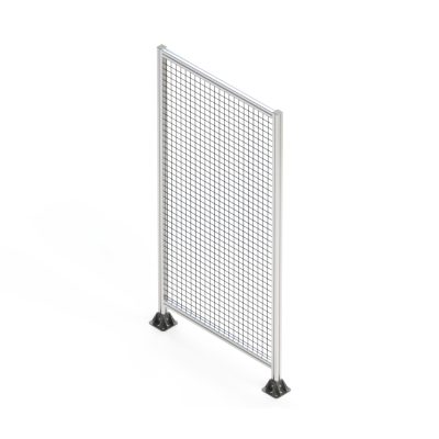 Laitesuojan seinäelementti 1000X2000 mm hopea