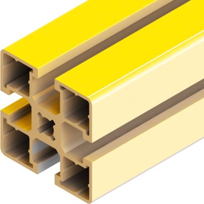 Aluminium profile 45X45 Light Yellow