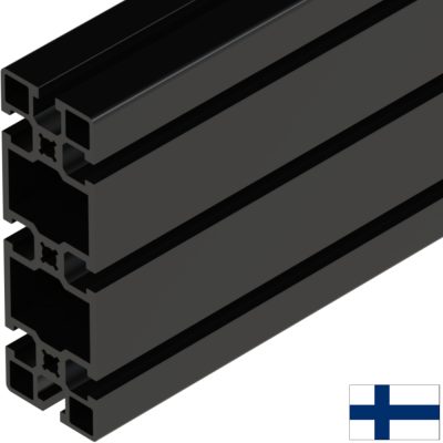 Alumiiniprofiili 45X135 L 6m musta