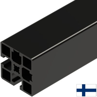 Alumiiniprofiili 45X45 L (2 sivua suljettu) 6m musta