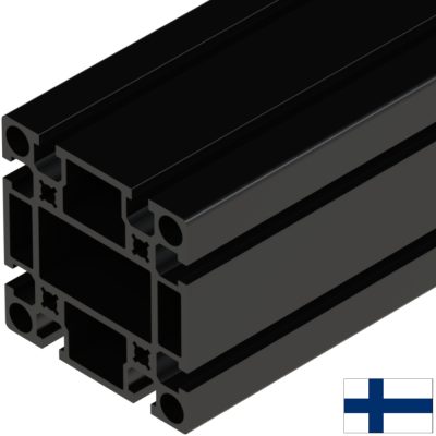 Aluminium profile 90X90 H 6m Black