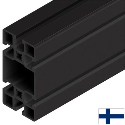 Alumiiniprofiili 45X90 L 6m musta