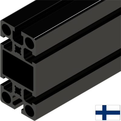 Alumiiniprofiili 45X90 6m musta