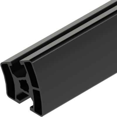 Aluminium profile 30 R 30 Black