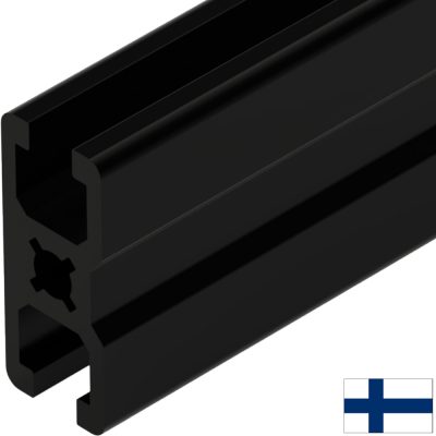 Alumiiniprofiili 19X45 6m musta