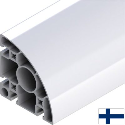 Aluminium profile 90 R 90 6m