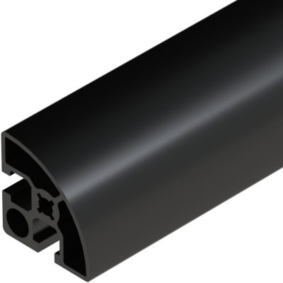 Aluminium profile 45 R 90 Black