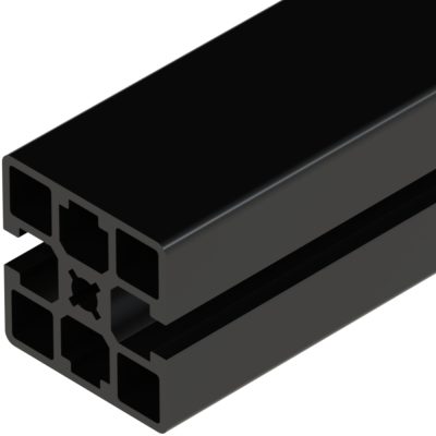 Alumiiniprofiili 45X45 L 2SS vasta vahvist. musta